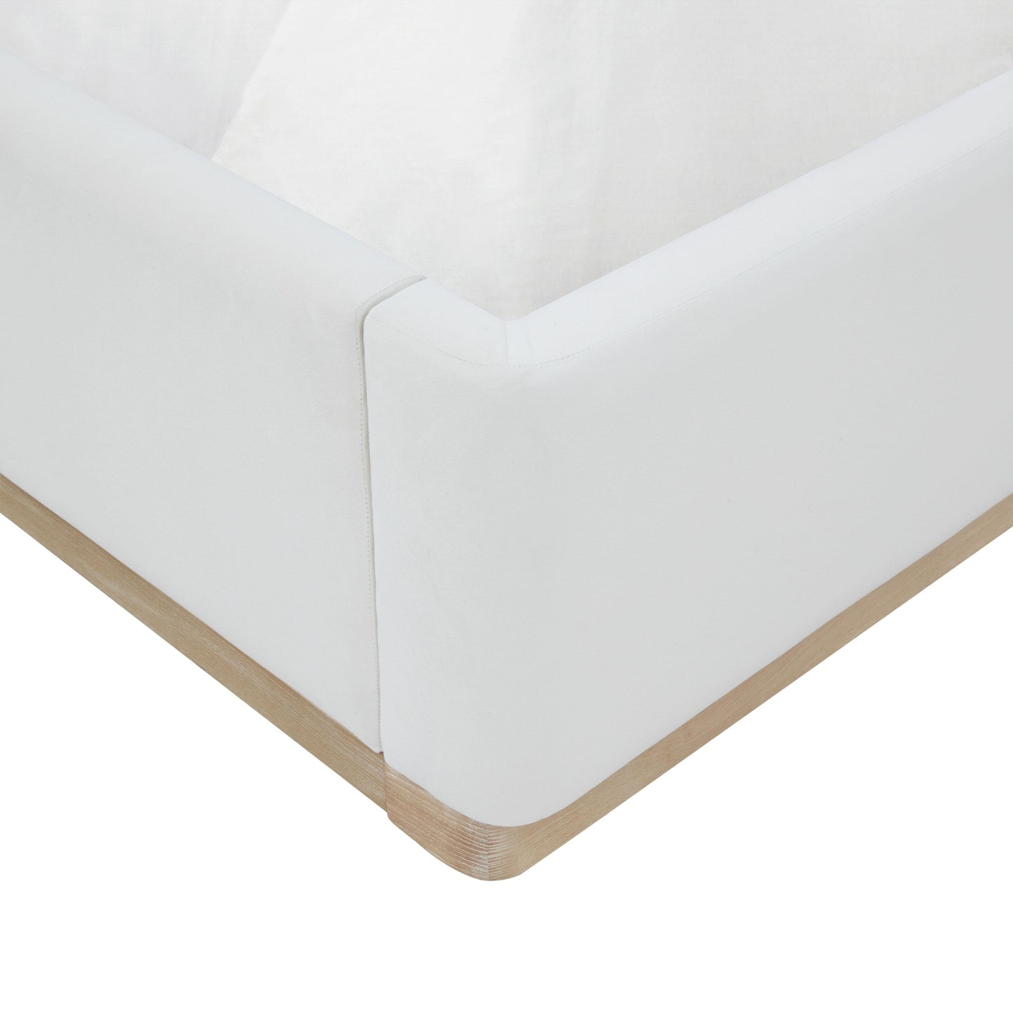 Marlow Performance Velvet Bed - Cream / King - Image 10