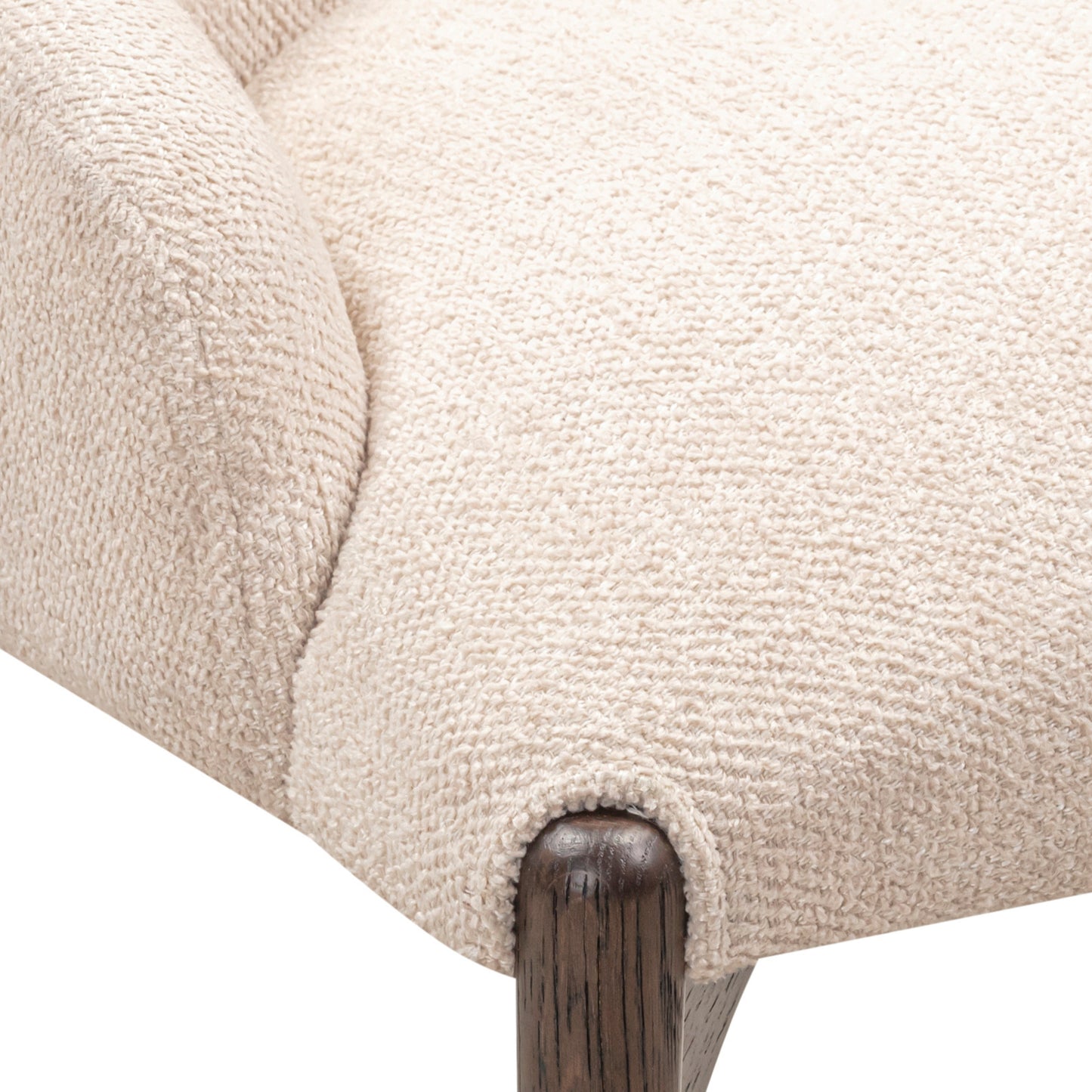 Glendale Performance Chenille Dining Chair - Beige - Image 7