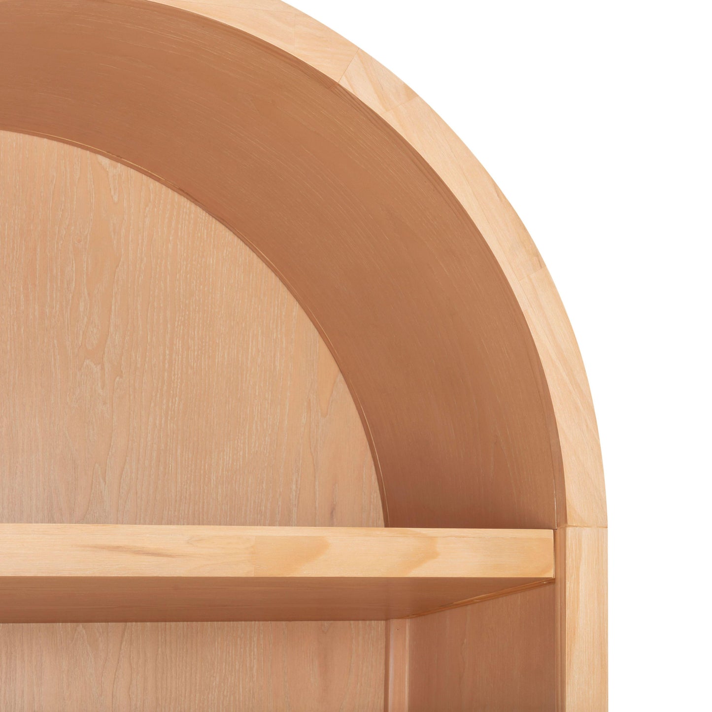 Marlow Wood Bookcase - Natural - Image 9