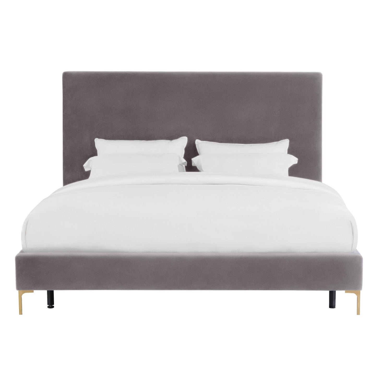 Delilah Velvet Bed - Grey / Twin - Image 6