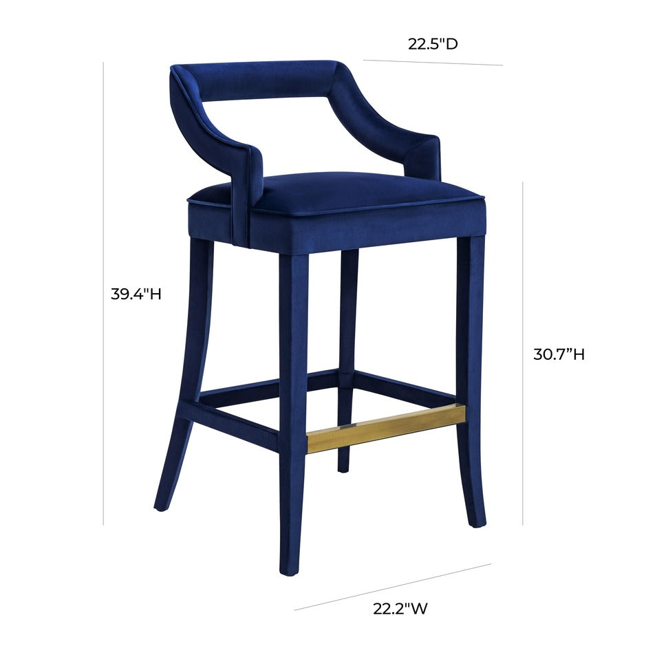 Tiffany Velvet Stool