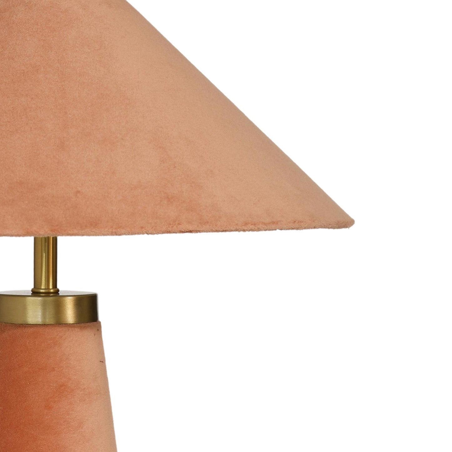 Graham Velvet Table Lamp - Terracotta - Image 6