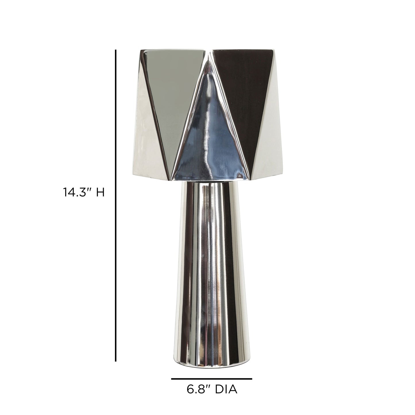 Polished Nickel Table Lamp - Image 6