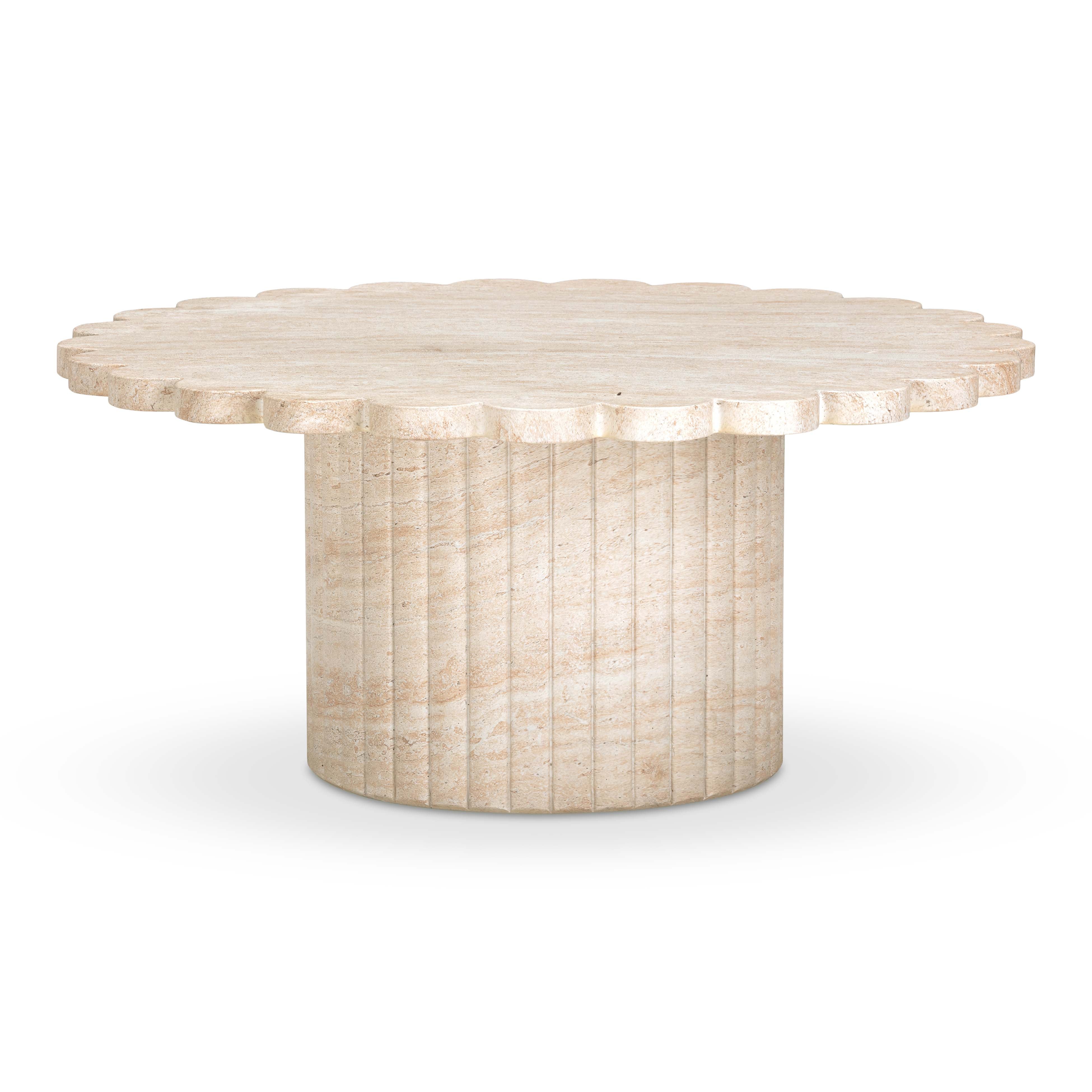 Blossom 36 Washed Travertine Round Coffee Table TOV Furniture blossom-36-washed-travertine-round-coffee-table-tov-furniture