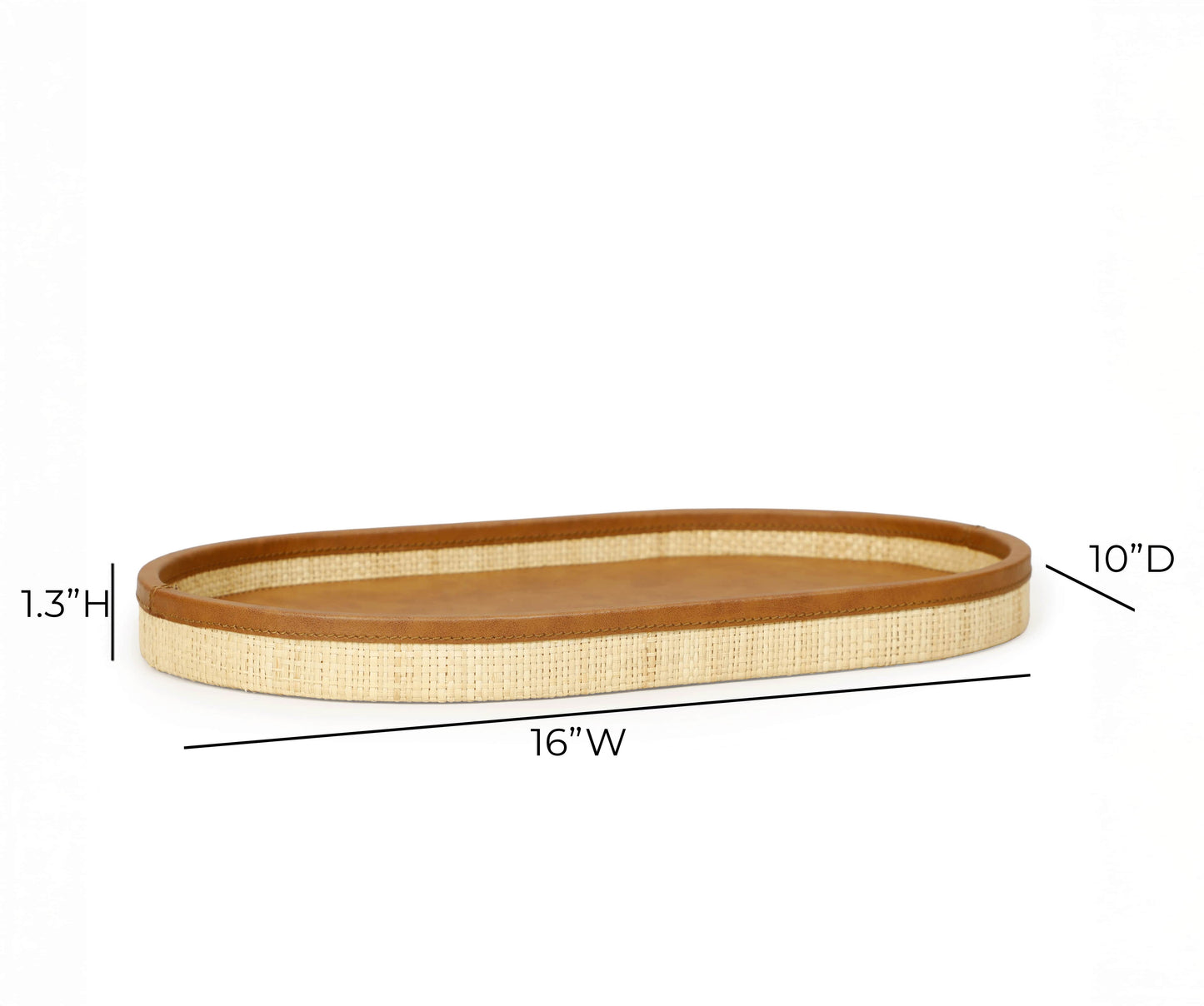 Hakiri Natural Raffia Contract-Grade Storage Tray - Medium - Image 6