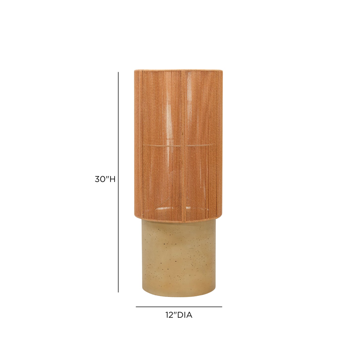Mondada Concrete Table Lamp - Terracotta - Image 7