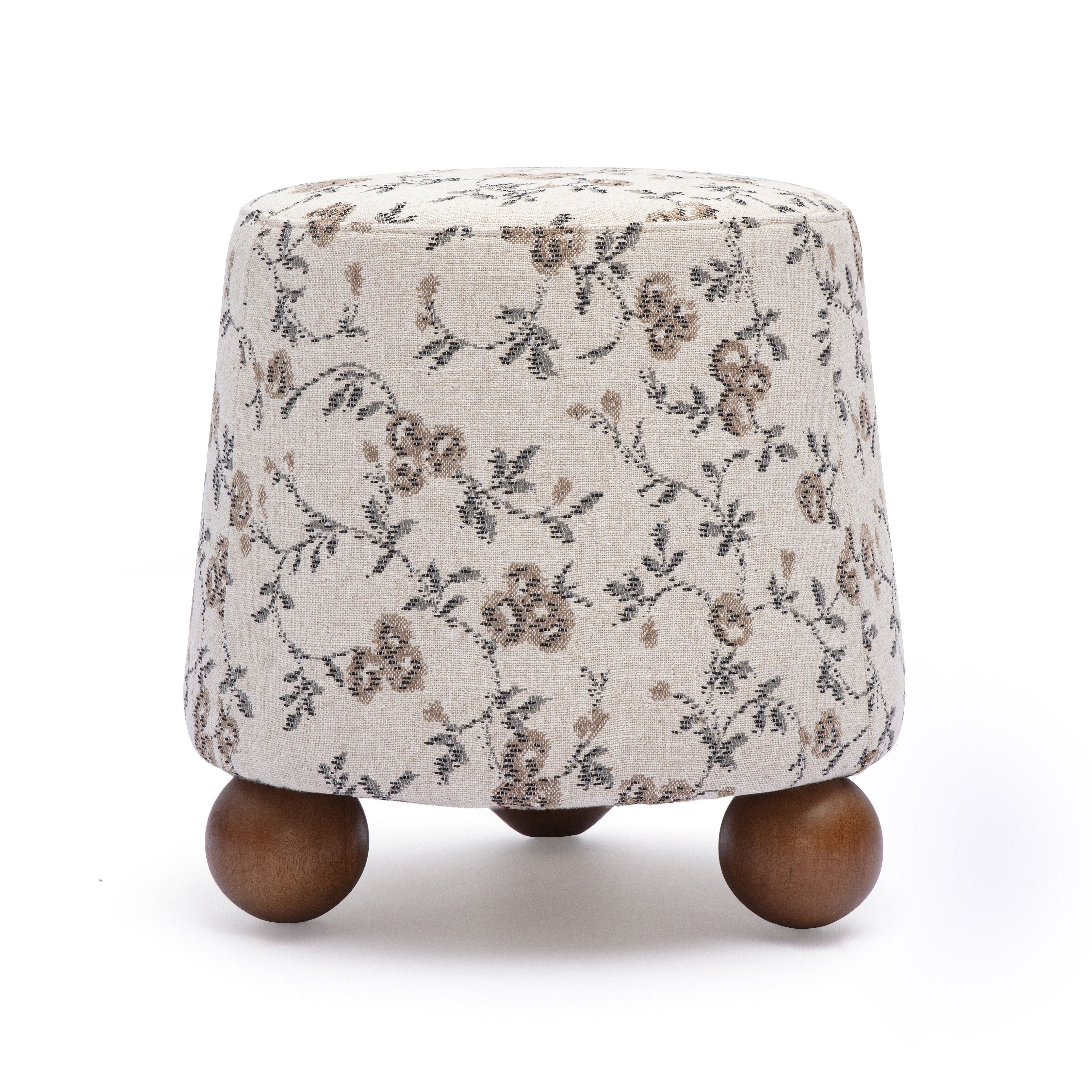 TOV トーヴPETAL M brown Jaine Ottoman | TOV Furniture