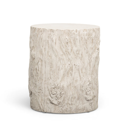 Fawn Driftwood Concrete Indoor/Outdoor Side Table