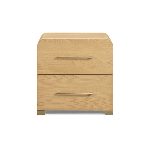 Marissa 22" Ash 2-Drawer Nightstand