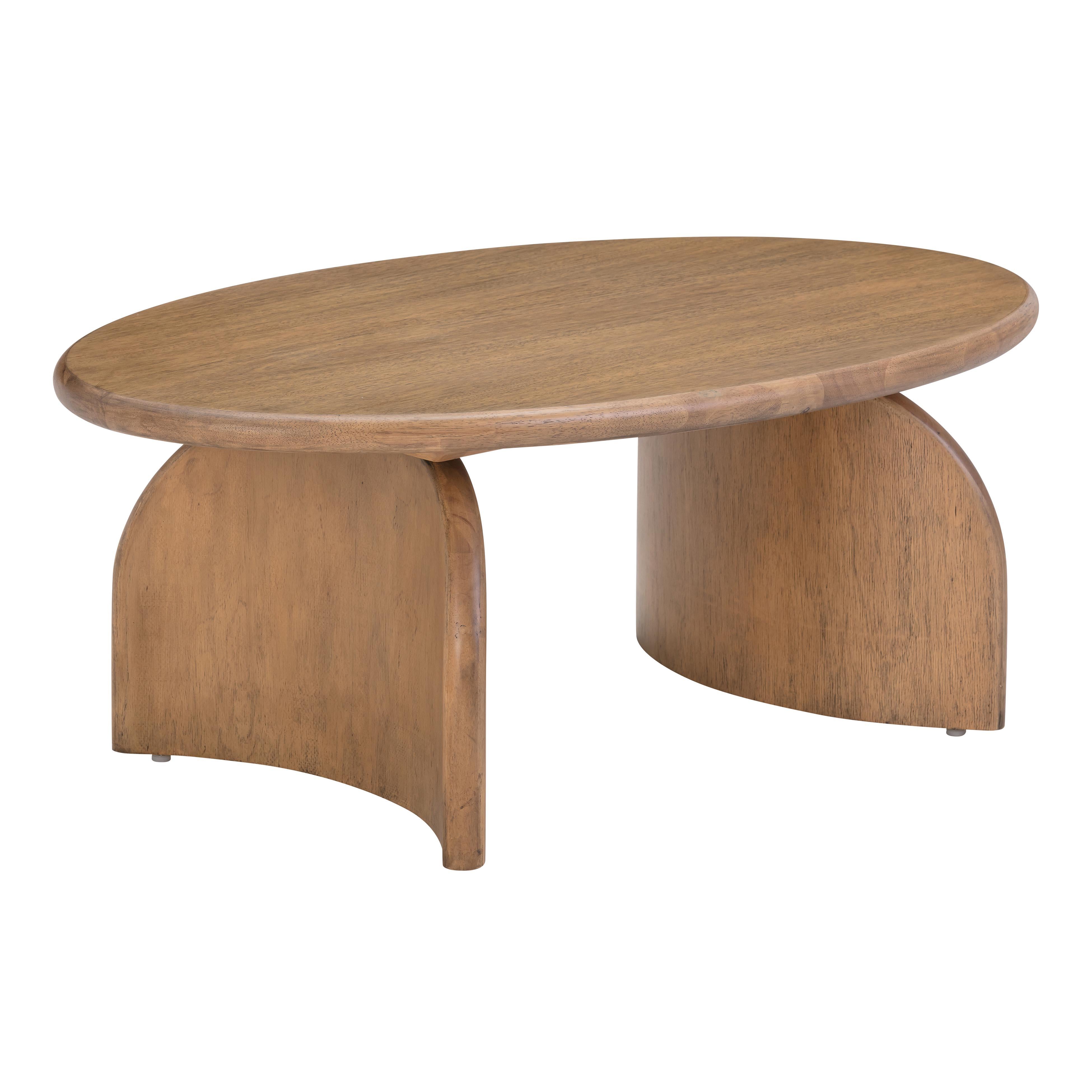 Sofia Cognac Wooden Coffee Table – TOV Furniture