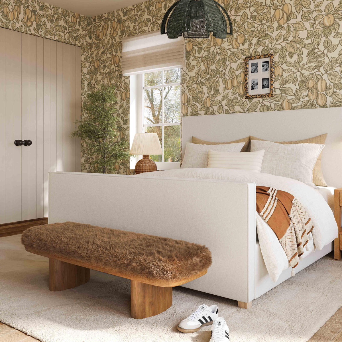Shearling or Vegan Leather: Benches Worth the End of the Bed