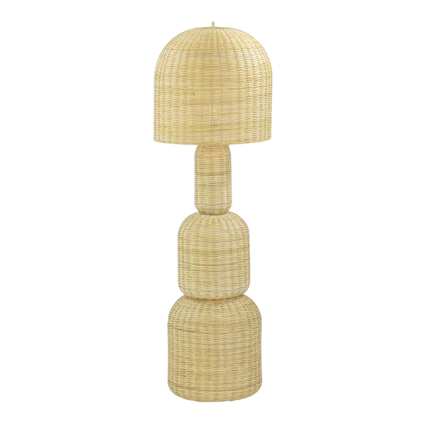 Kootu Natural Rattan Floor Lamp