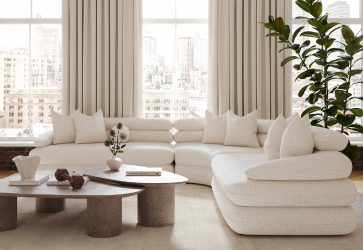 Dex Leopard Jacquard Ottoman