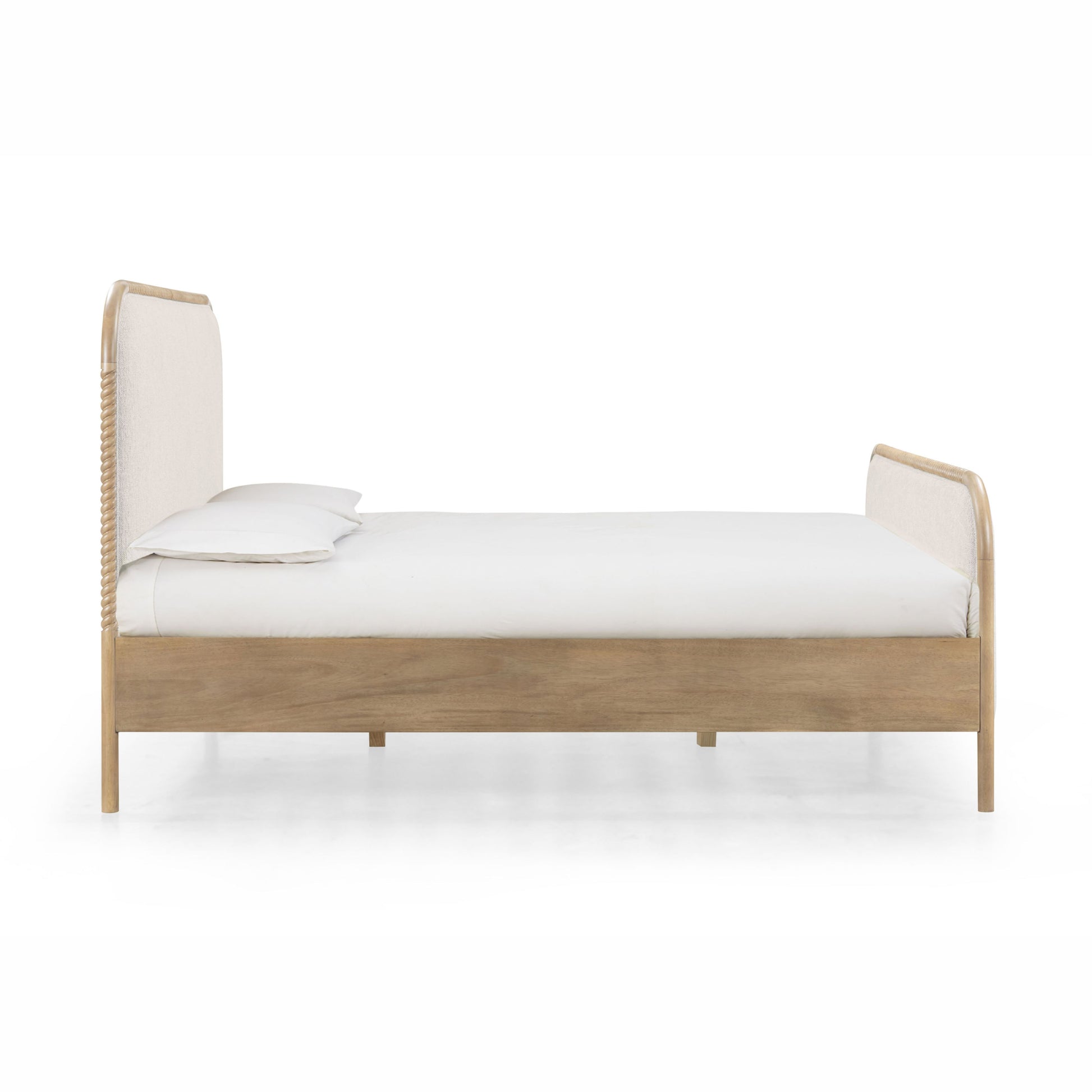 Hatia Basketweave Panel Bed - Natural / Queen - Image 4