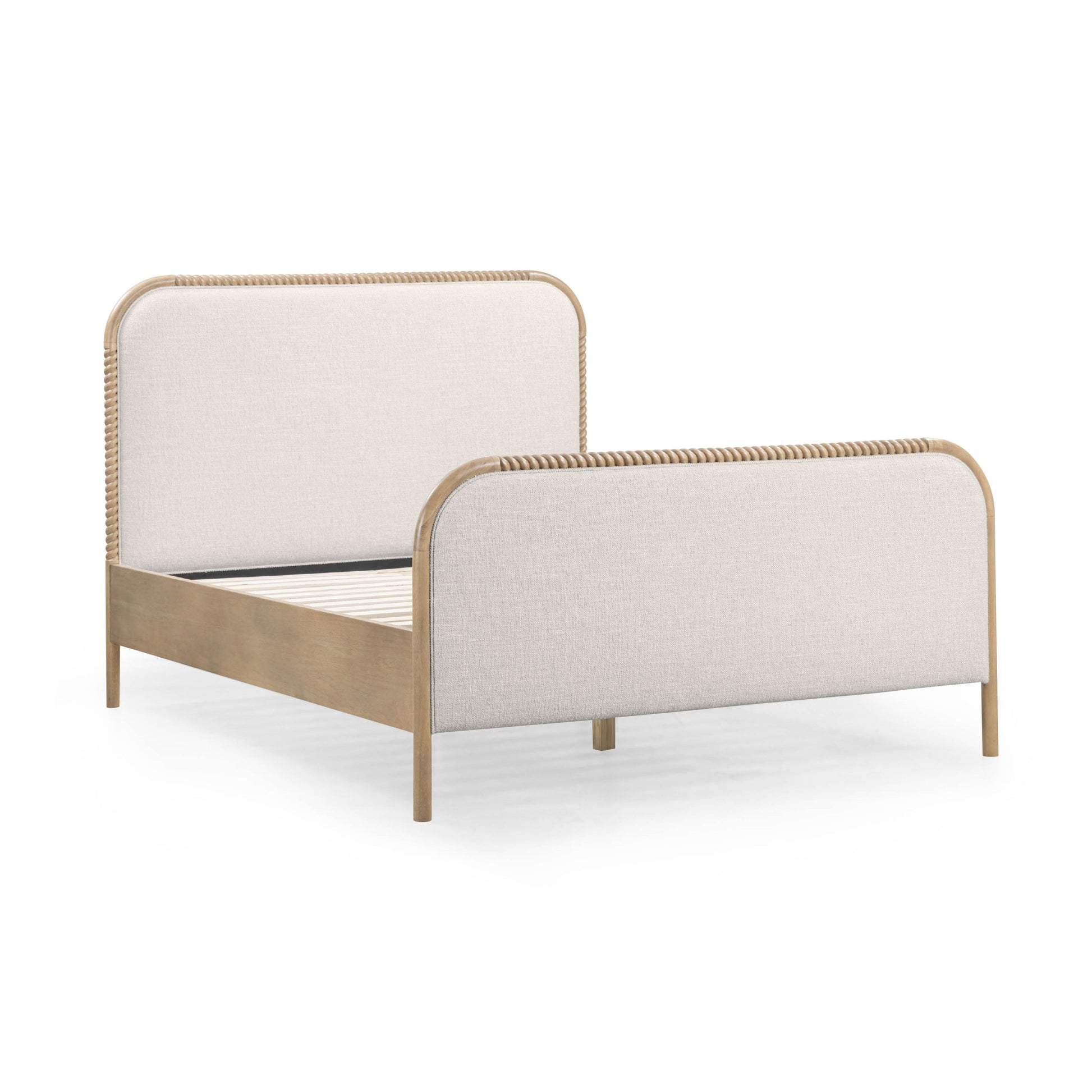 Hatia Basketweave Panel Bed - Natural / Queen - Image 6