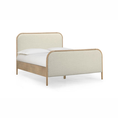Hatia Basketweave Panel Bed - Natural / Queen - Image 1