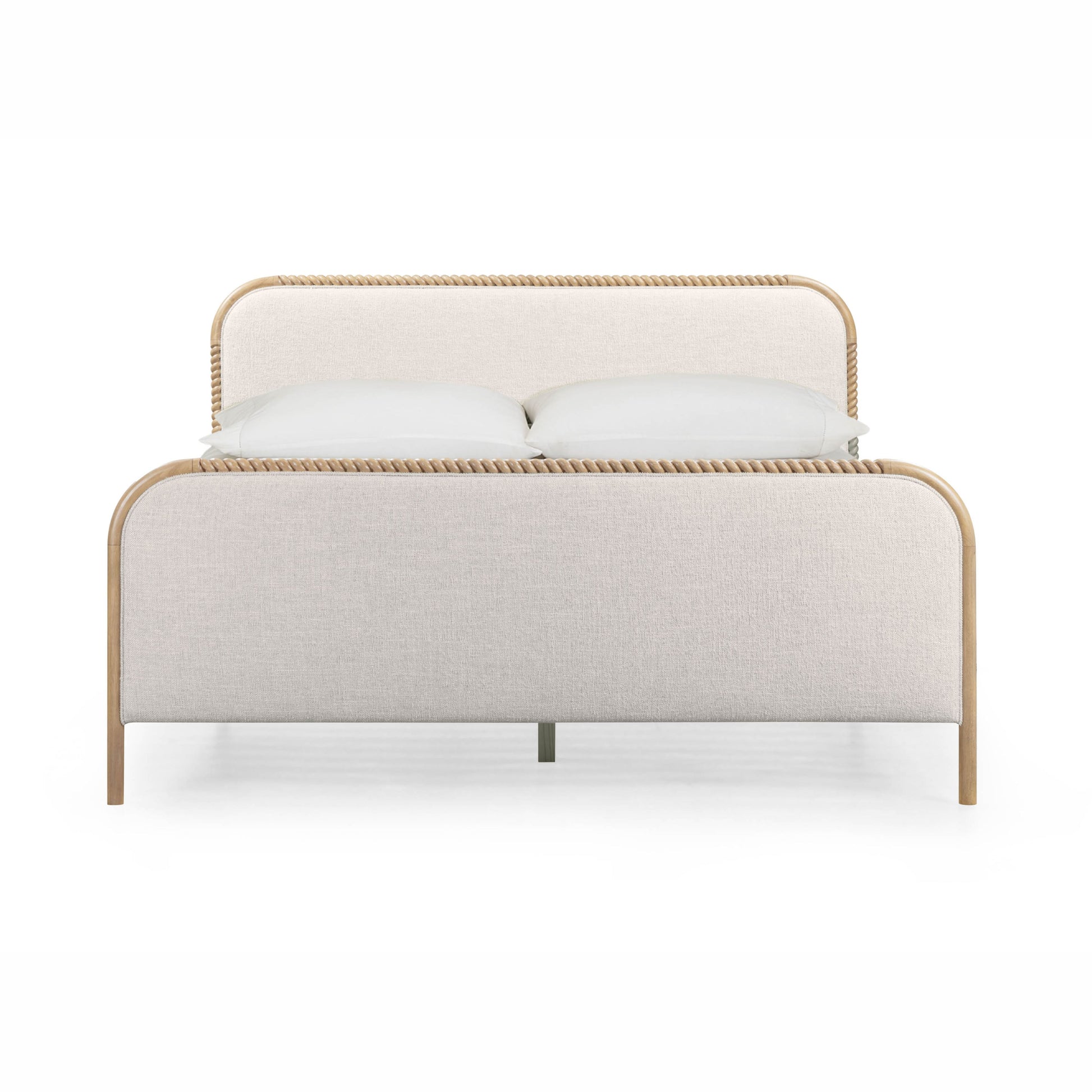 Hatia Basketweave Panel Bed - Natural / King - Image 3
