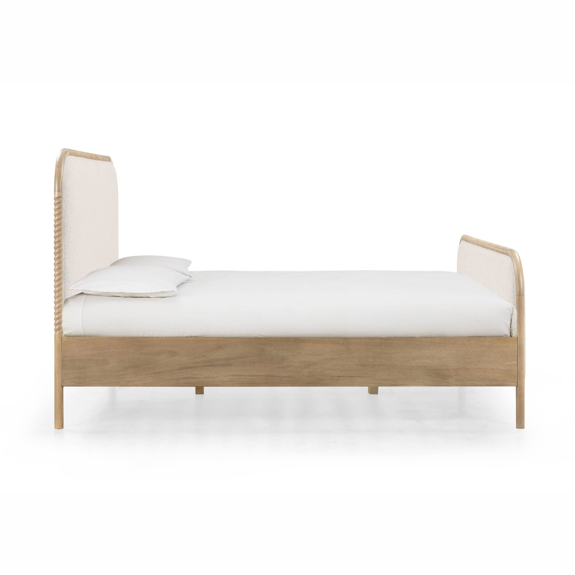 Hatia Basketweave Panel Bed - Natural / King - Image 4