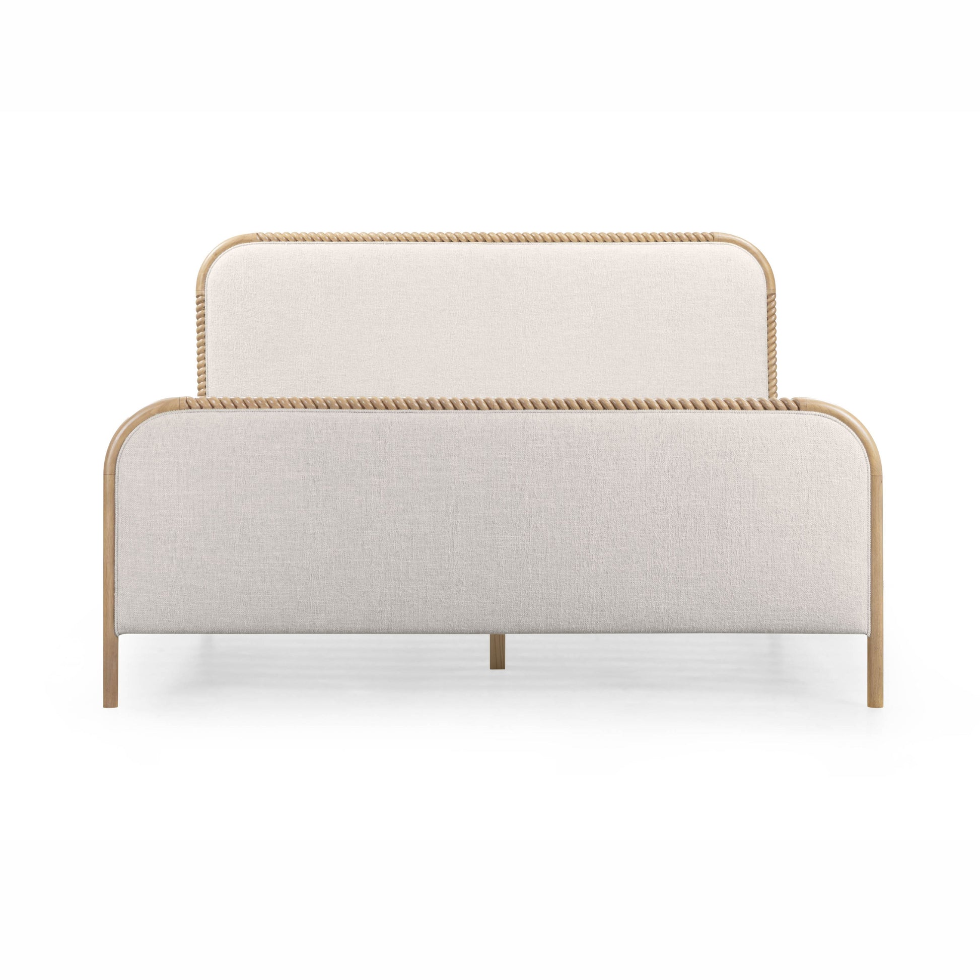 Hatia Basketweave Panel Bed - Natural / King - Image 5