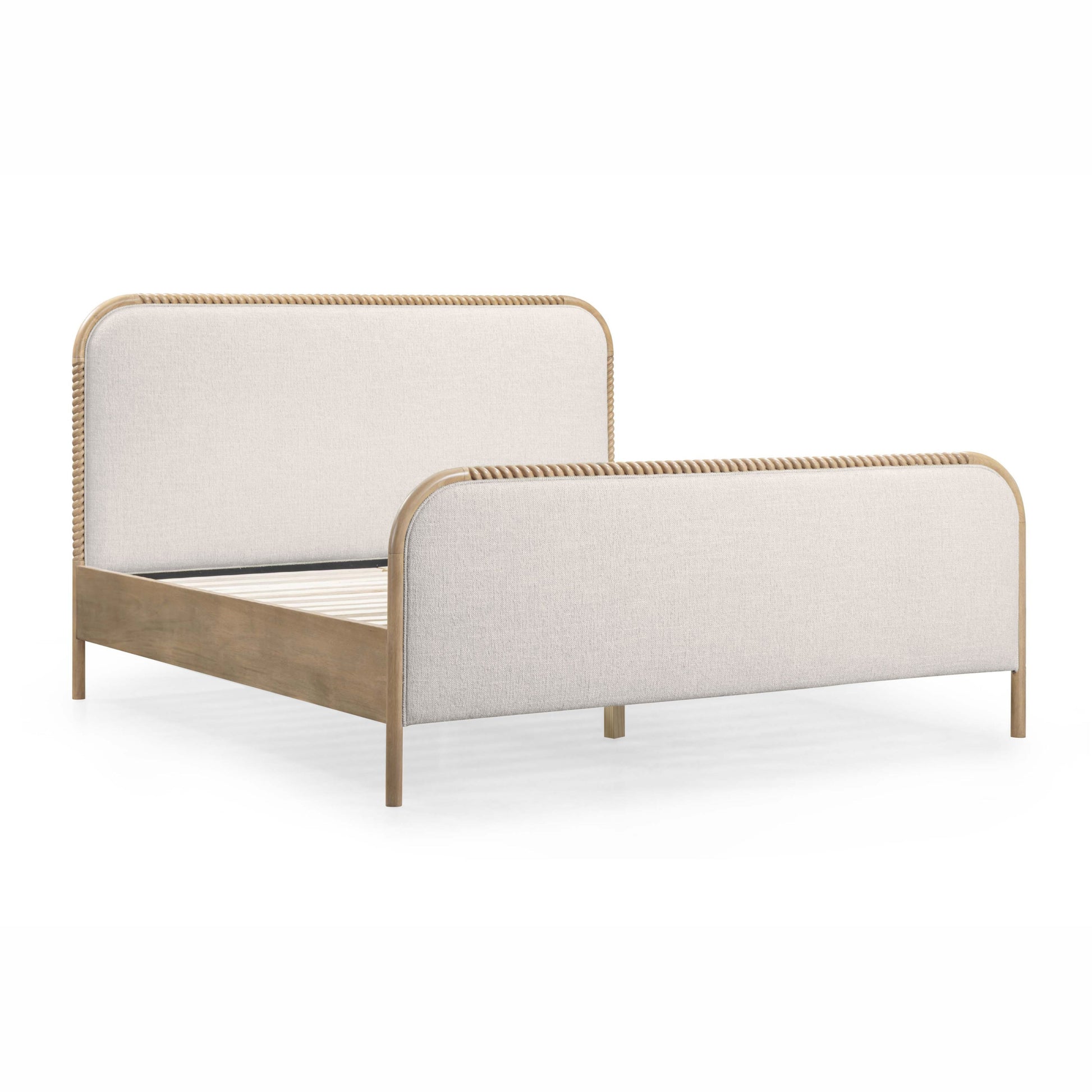 Hatia Basketweave Panel Bed - Natural / King - Image 7