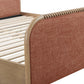 Hatia Basketweave Panel Bed - Sienna Red / Queen - Image 8