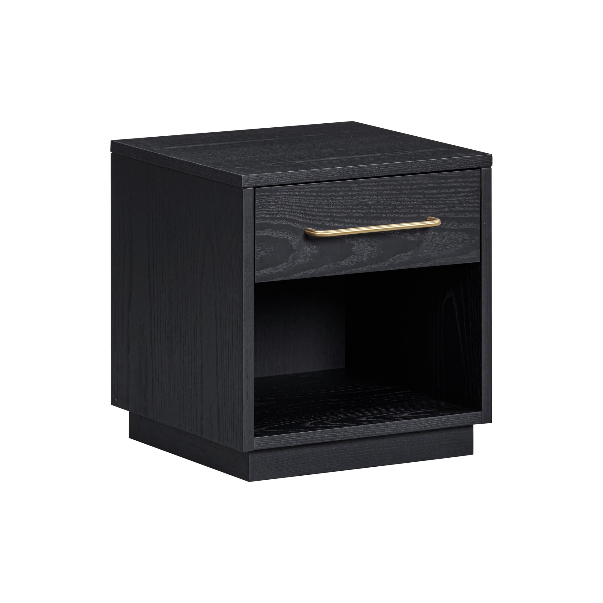 Marlow 17" Wood Nightstand With Drawer - Black - Image 4