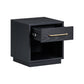 Marlow 17" Wood Nightstand With Drawer - Black - Image 7