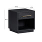 Marlow 17" Wood Nightstand With Drawer - Black - Image 9