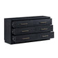 Marlow 6-Drawer Wood Dresser - Black - Image 5