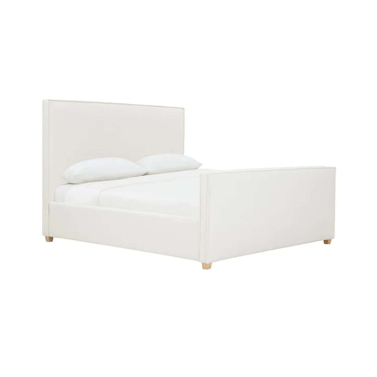 Bristol Park Ivory Contract-Grade Fabric Upholstered Bed - Image 1