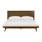 Emery Walnut Wood Platform Bed - Queen - Image 3