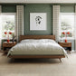 Emery Walnut Wood Platform Bed - King - Image 2