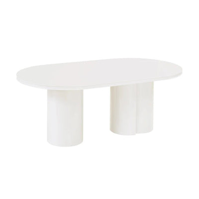 Elora 79" Lacquer Oval Dining Table - Image 1