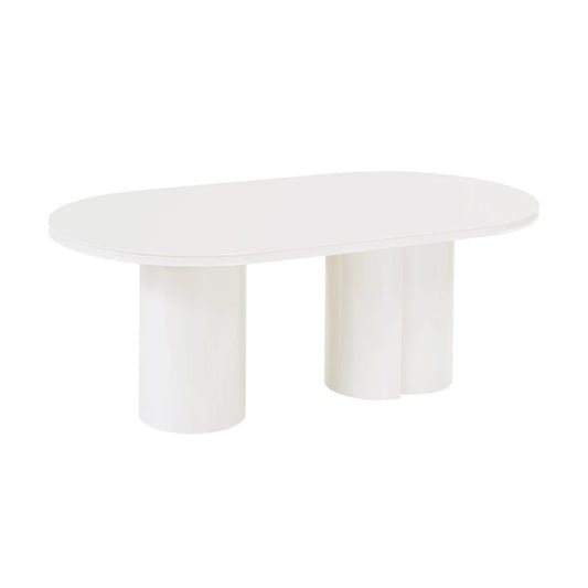Elora 79" Lacquer Oval Dining Table - Image 1