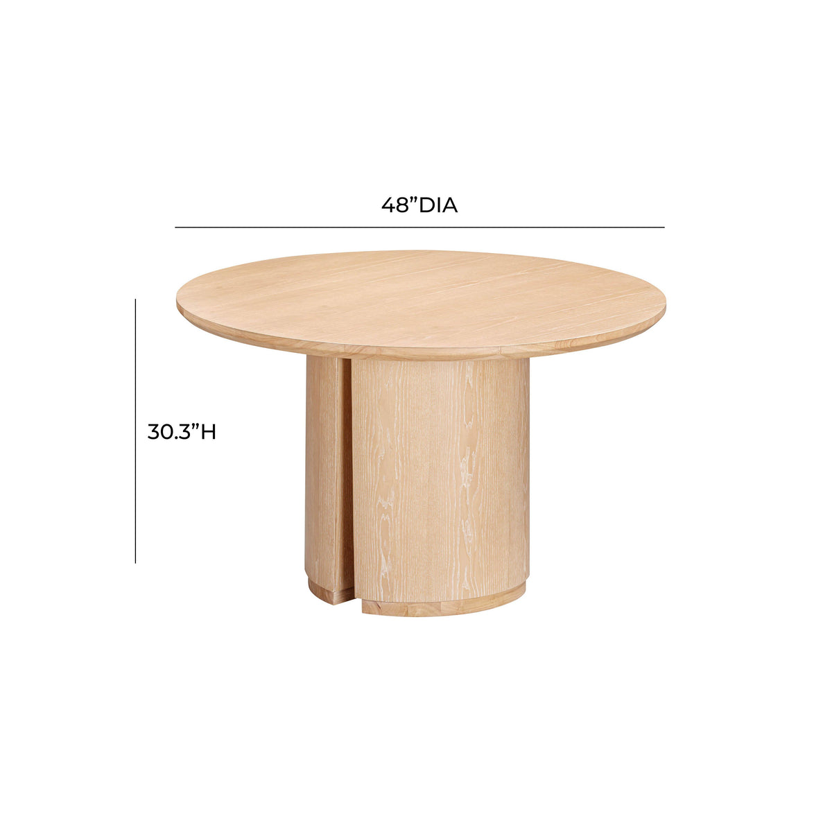 Marlow 48" Wood Round Dining Table | TOV Furniture