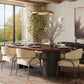 Marlow 102" Wood Oval Dining Table - Black - Image 2