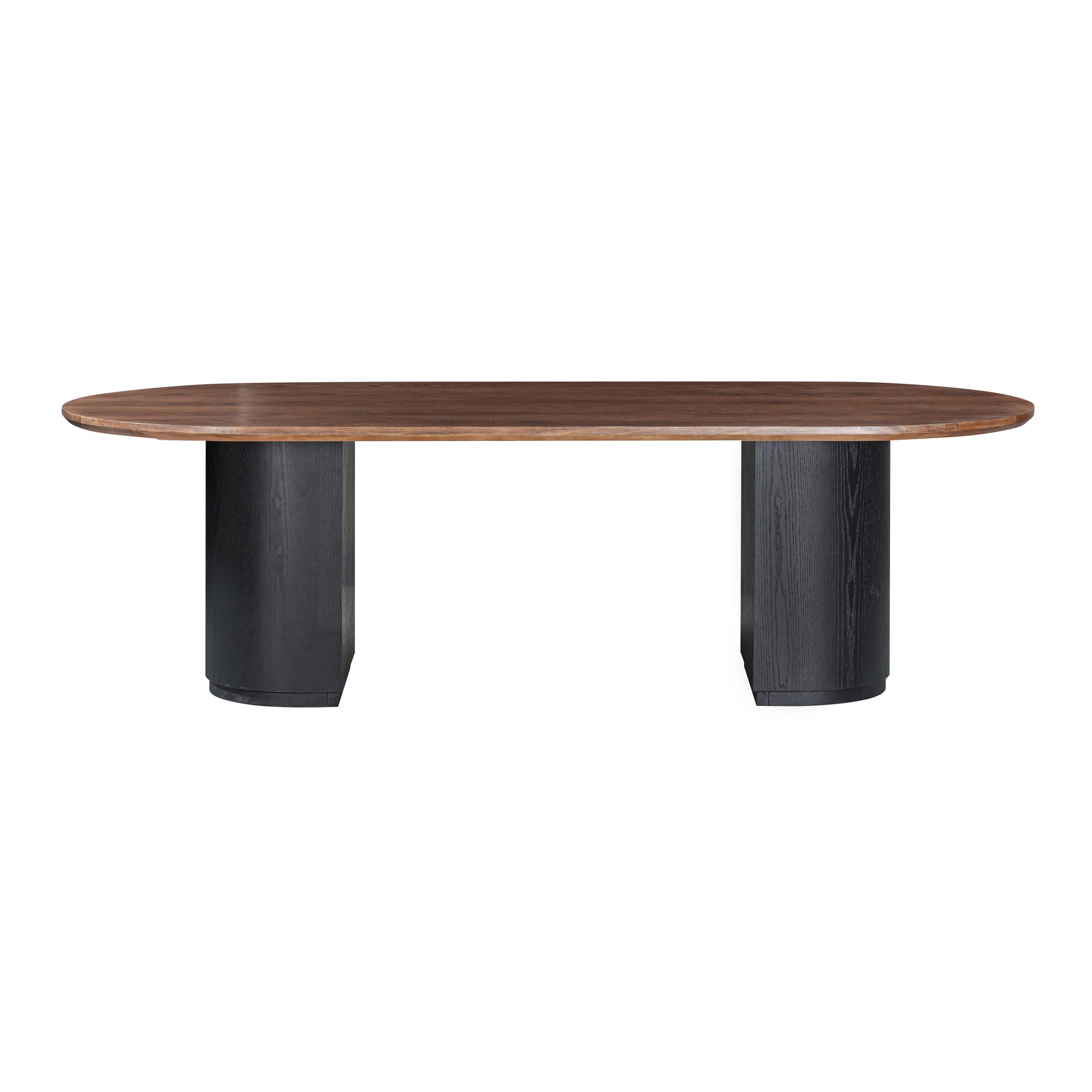Marlow 102" Wood Oval Dining Table - Black - Image 4