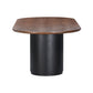 Marlow 102" Wood Oval Dining Table - Black - Image 5