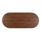 Marlow 102" Wood Oval Dining Table - Black - Image 6