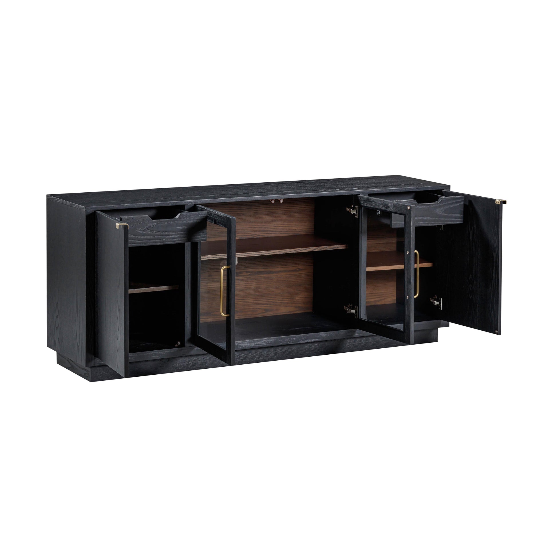 Marlow 77" Wood Console - Black - Image 7