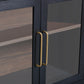 Marlow 77" Wood Console - Black - Image 9