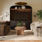 Marlow 77" Wood Entertainment Center - Black - Image 2