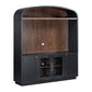 Marlow 77" Wood Entertainment Center - Black - Image 3