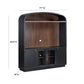 Marlow 77" Wood Entertainment Center - Black - Image 9
