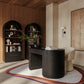 Marlow 64" Wood Executive Desk With Storage - Black - Image 2