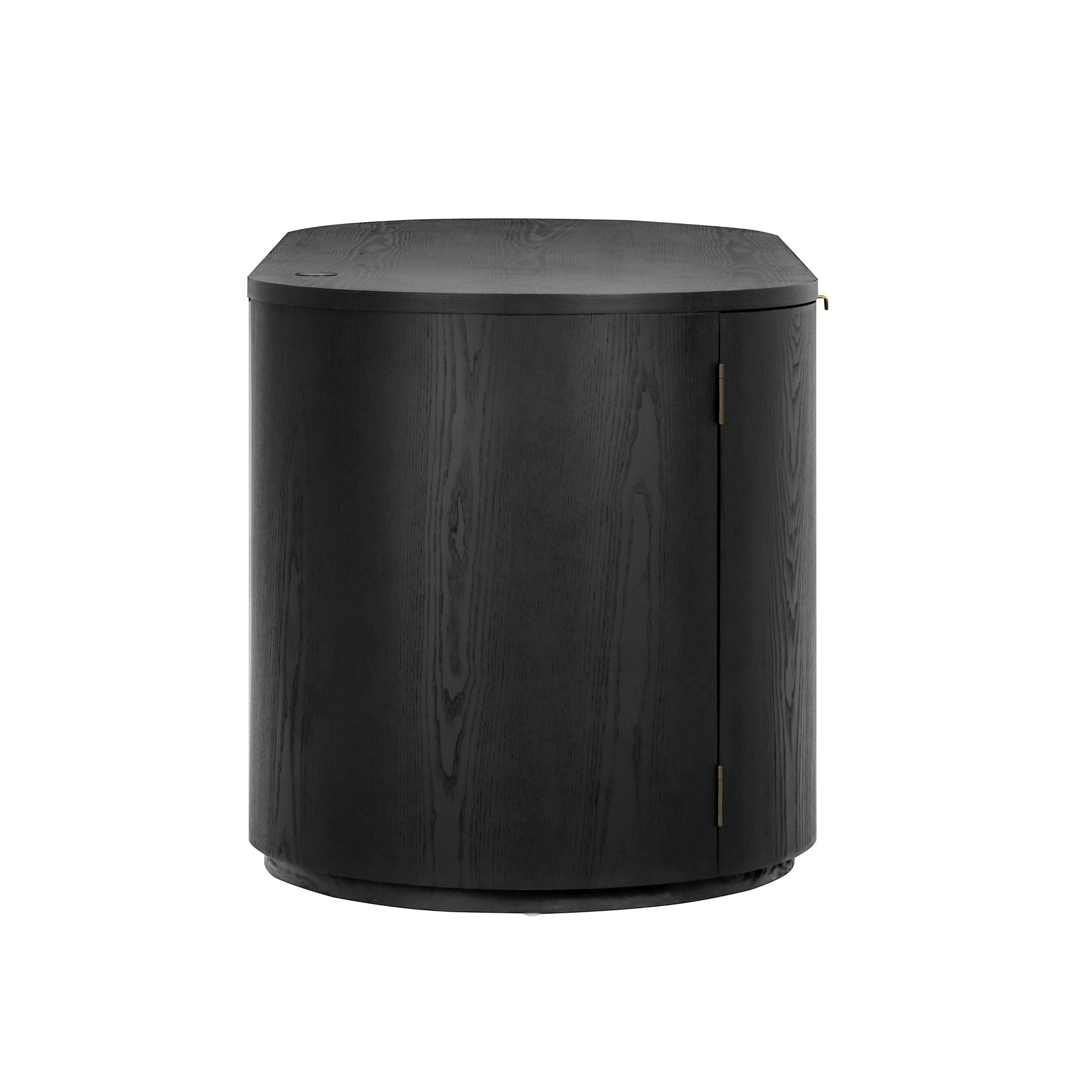 Marlow 64" Wood Executive Desk With Storage - Black - Image 4