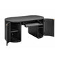 Marlow 64" Wood Executive Desk With Storage - Black - Image 7