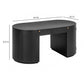 Marlow 64" Wood Executive Desk With Storage - Black - Image 10