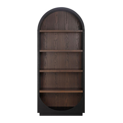 Marlow Wood Bookcase - Black - Image 1