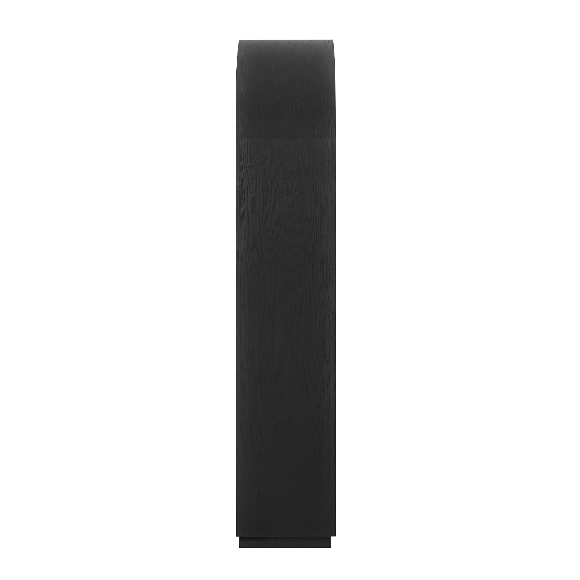 Marlow Wood Bookcase - Black - Image 6
